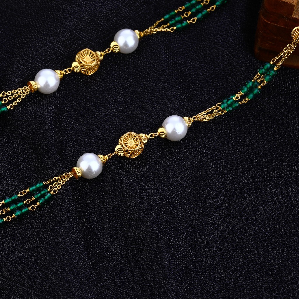 Buy quality Ladies 22K Green Stone 