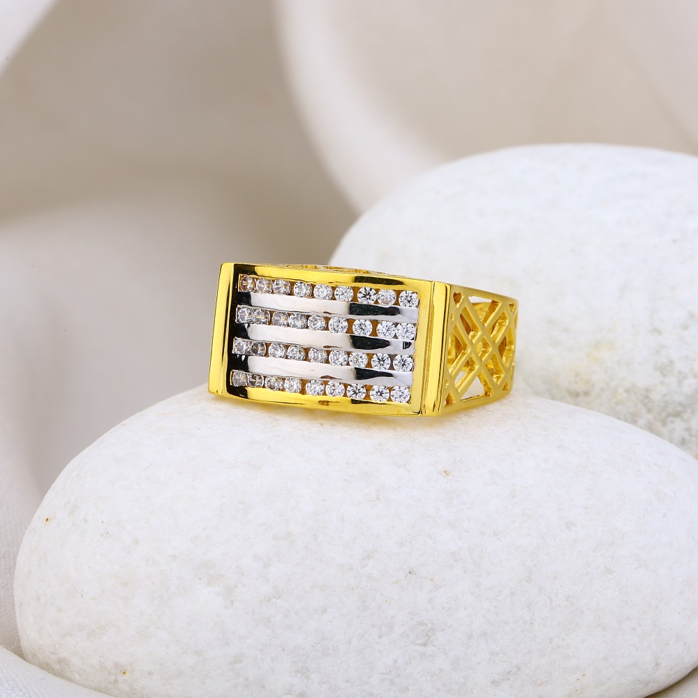 Buy quality 22k gold lion gents fancy ring classic design in Ahmedabad