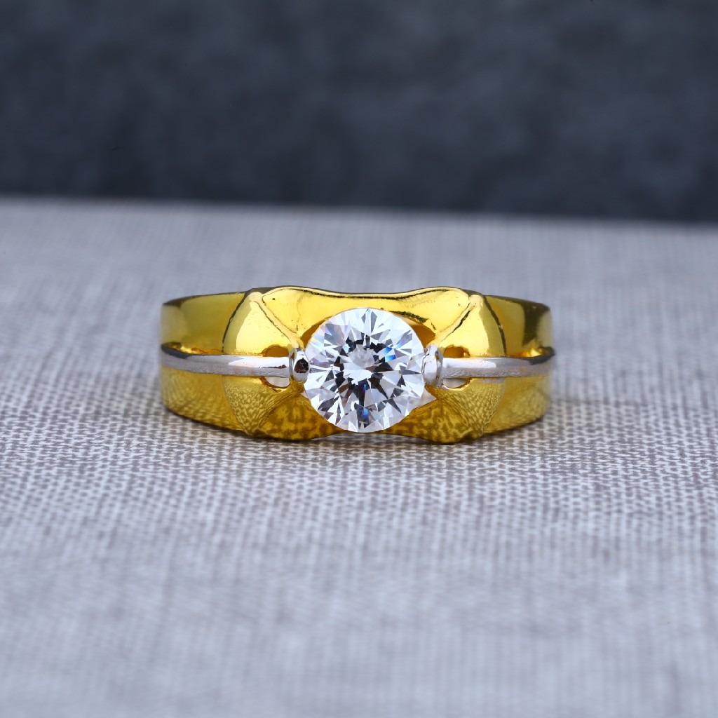 Buy 22Kt Gold Fancy White Stone Men Ring 96VJ6566 Online from Vaibhav  Jewellers