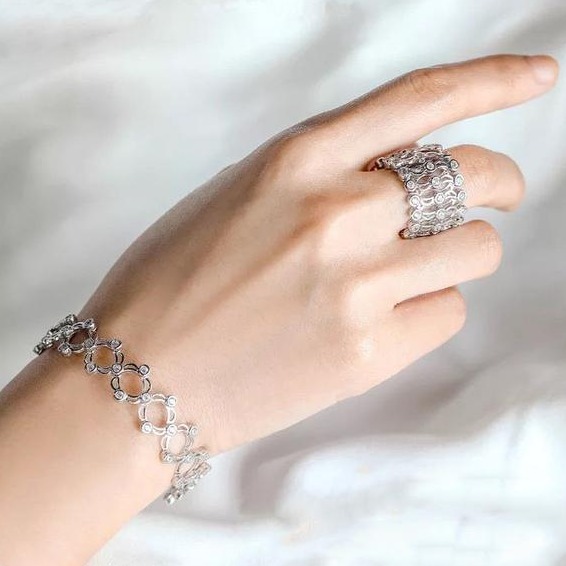 Buy ANTILOOK Gold Plated Designer Bangle  Bracelet for Women  Girls Pack  of 2 Online at Best Prices in India  JioMart