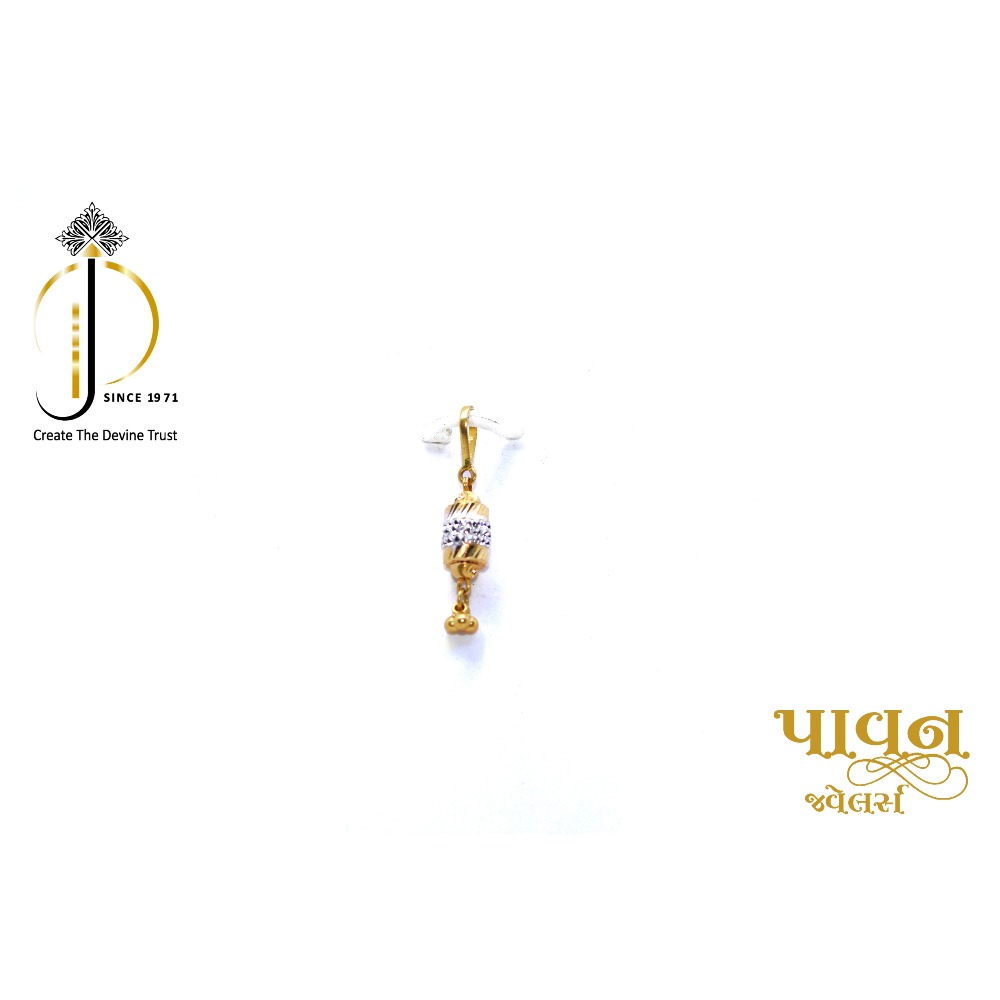 22KT / 916 Gold Fancy Dodi New Born Pendant for kids PNG0075
