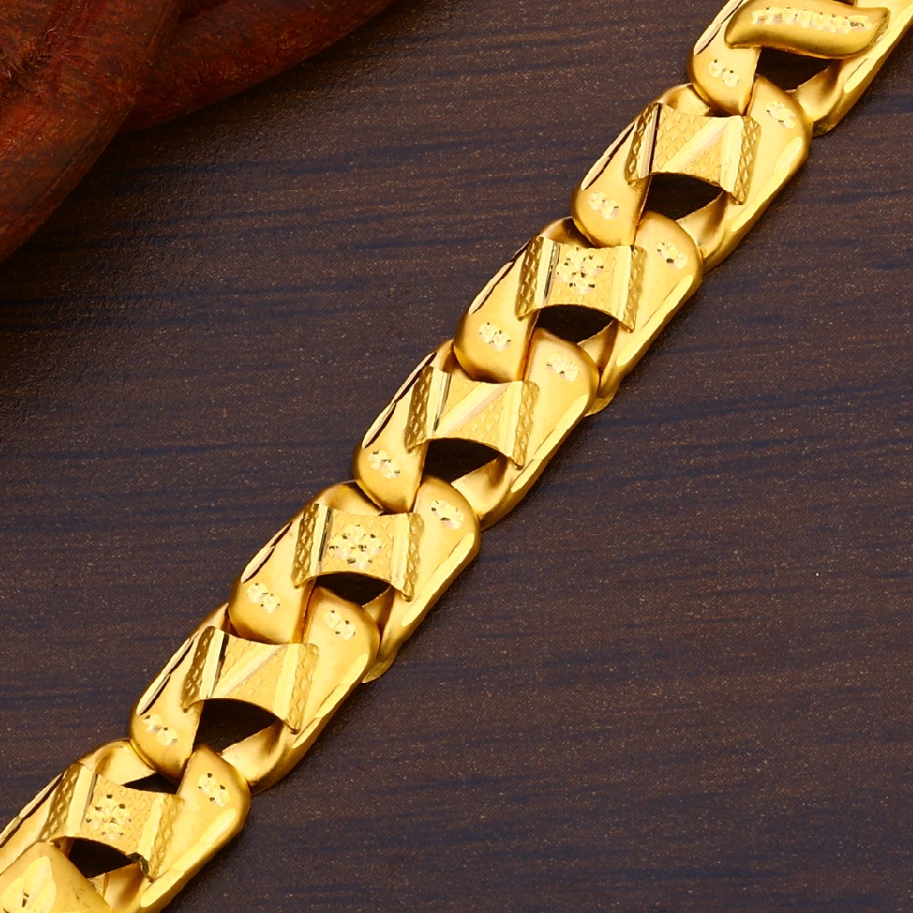 Gold bracelet for men on sale under 25 000