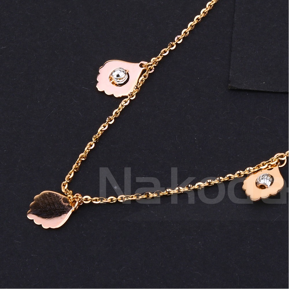 750 Rose Gold CZ Delicate Hallmark Tanmaniya RTM542