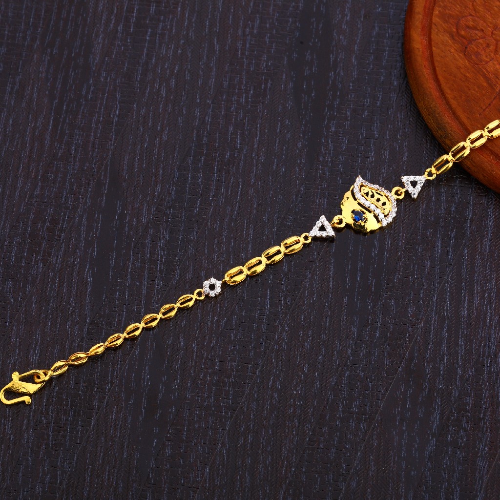 22CT Gold Ladies Bracelet LB307