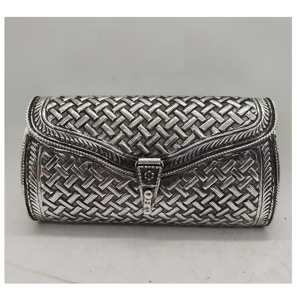 Puran pure silver chic clutch accessories for party
