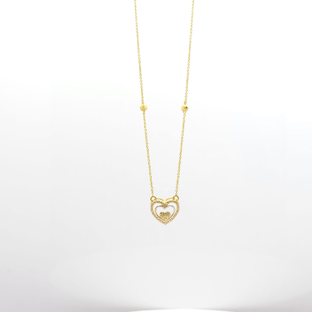 heart shaped pendent chain