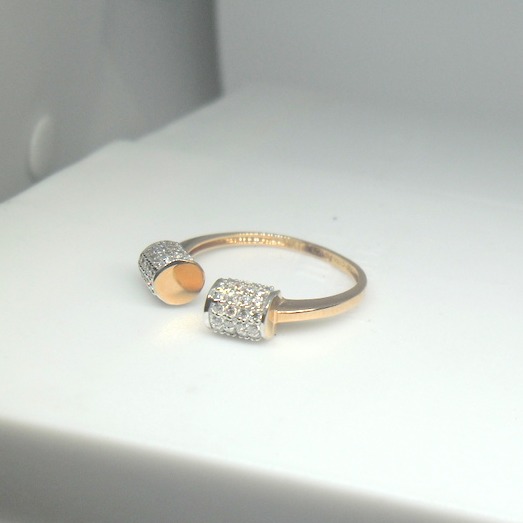 18KT  rose gold Fancy Special Anniversary Ring for Ladies LRG605