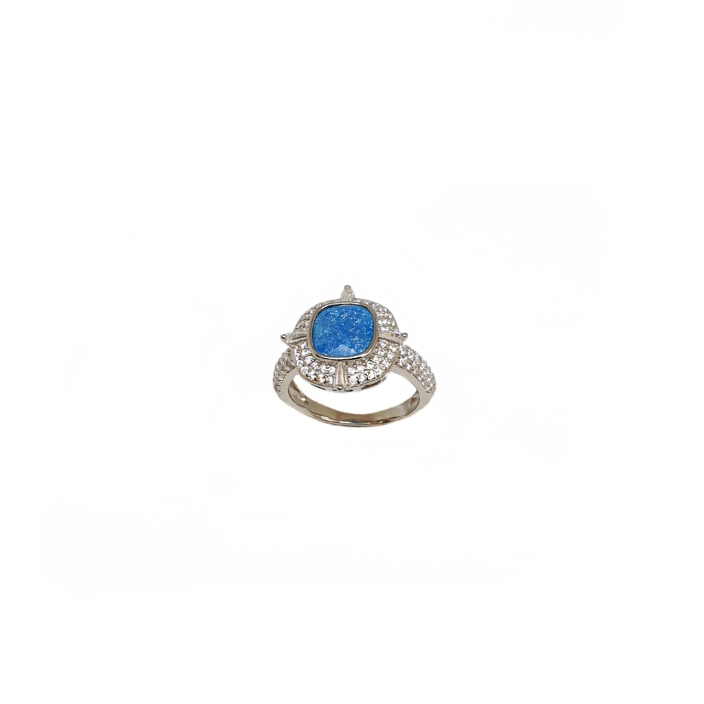 RARE PRINCE by CARAT SUTRA | Unique Designed Snake Ring with S Blue To –  caratsutra