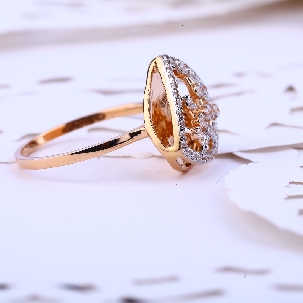Rose Gold Delicate Ladies Fancy Ring-RLR379