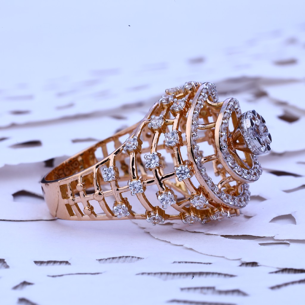 Ladies Rose Gold Engagement Ring-RLR126