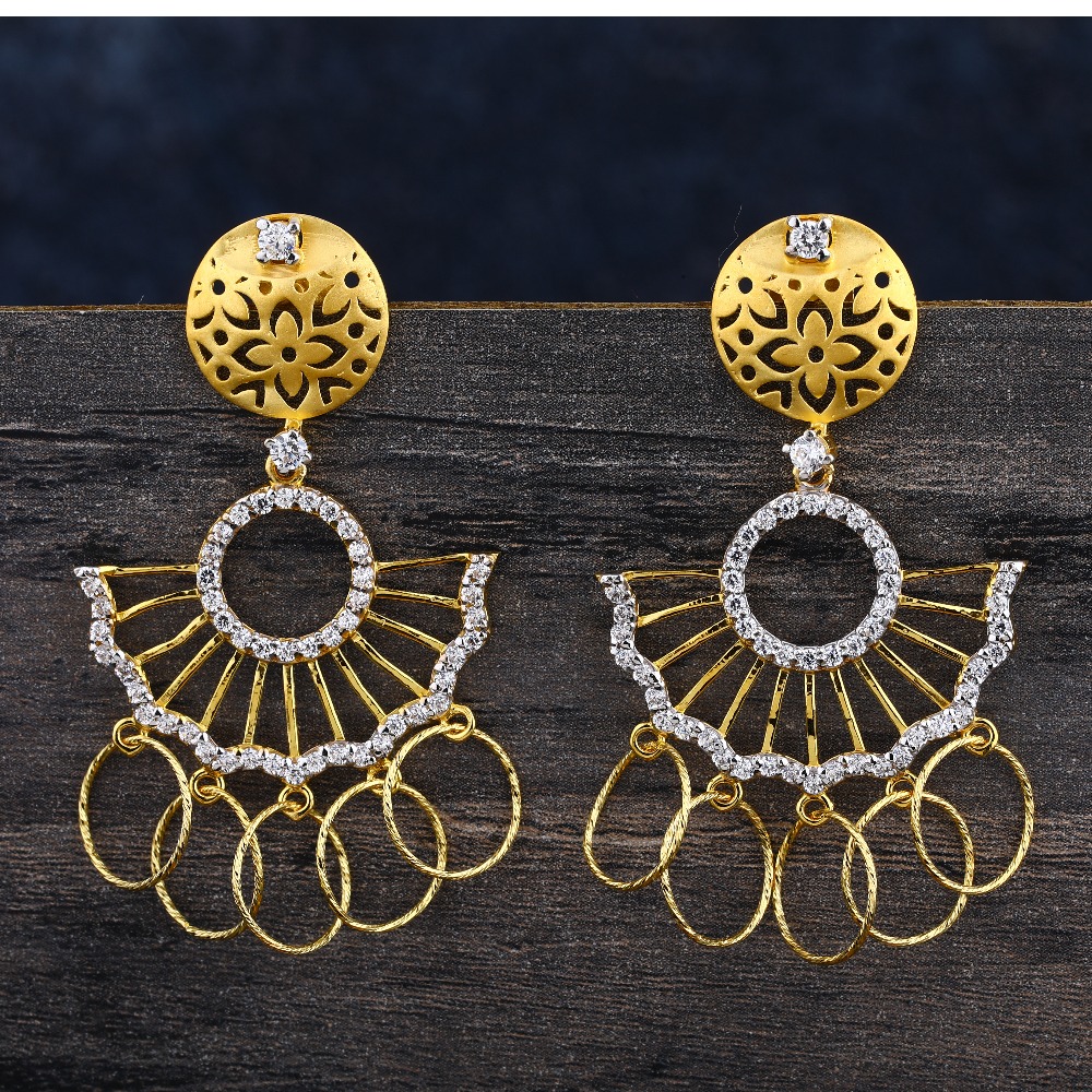 916 Gold Hallmark Women's Stylish  Jhummar Earring LJE354