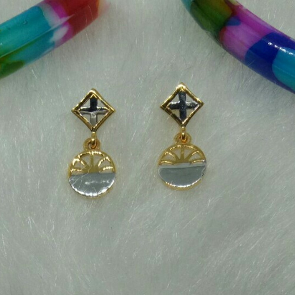 Gold Unique Design Earrings