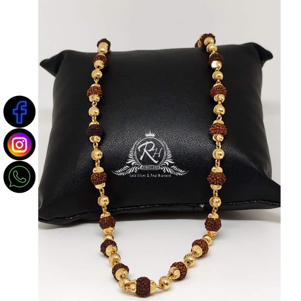 22 carat gold traditional rudraksh mala RH-ML863