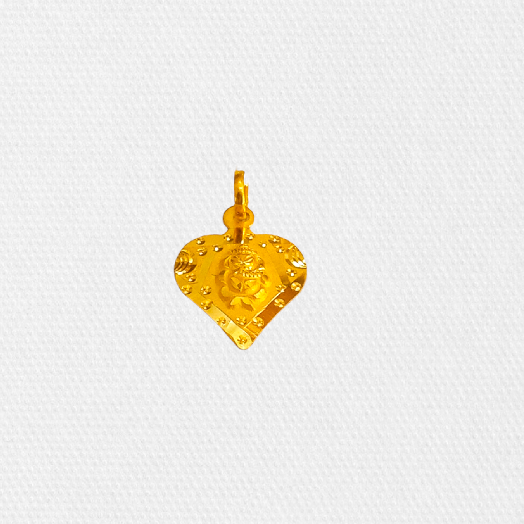 Gold Flower Pendant