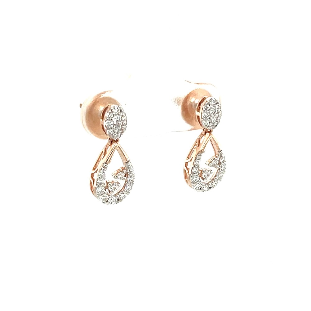 Mesmerizing Hanging Earring in Best Quality Diamonds