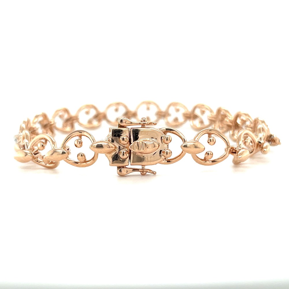 Güzel Diamond Tennis Bracelet in Marquise & Round Cut Diamonds