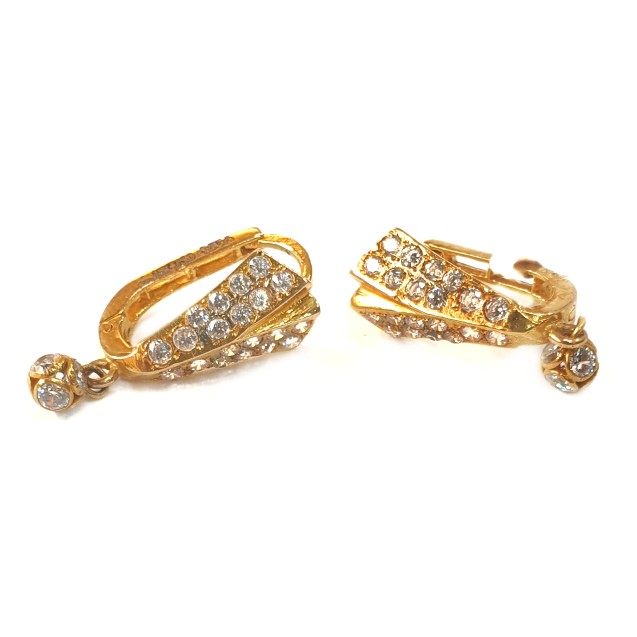 18k gold earrings mga - gb0016