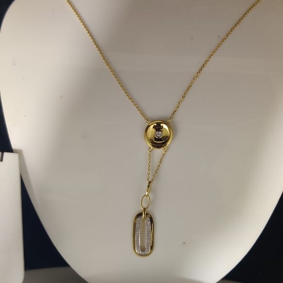 22 kt gold casting pendent-chain