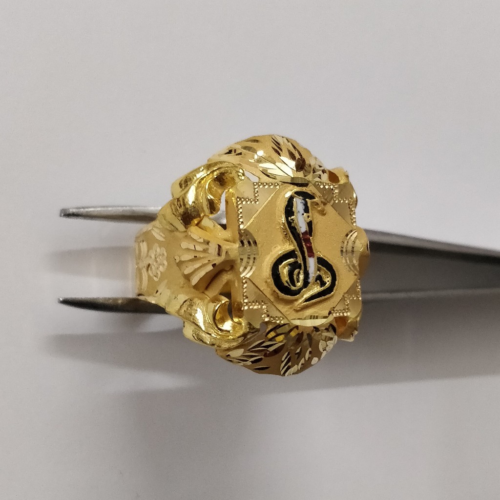 Solid 22K/18K Fine Gold Certified Stamped Square Design Men's Ring | eBay