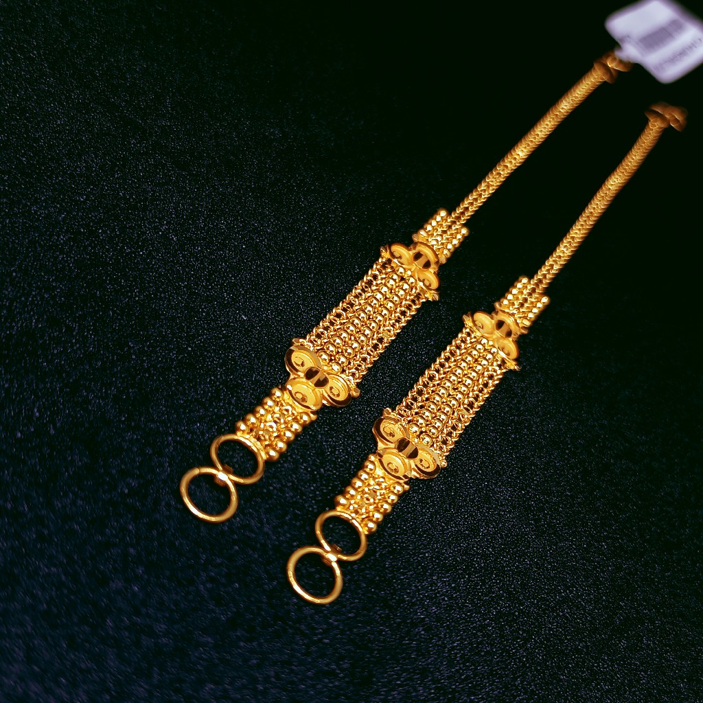 22K Gold Fancy Ear chain