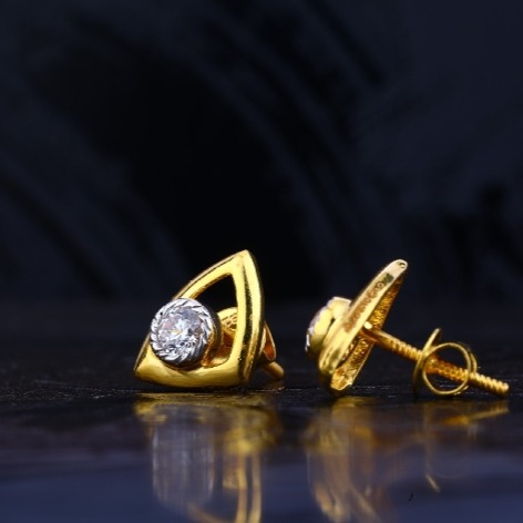 22 carat gold fancy ladies earrings RH-LE733