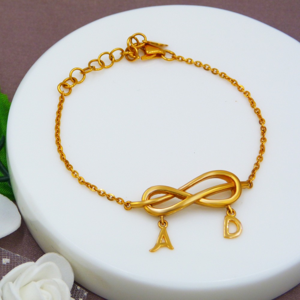 Customized Charms Bracelet 22k Gold