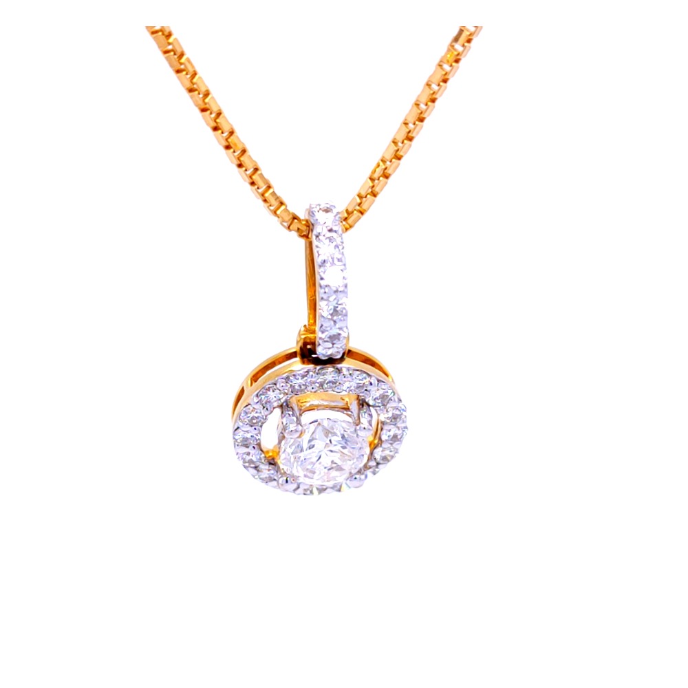 Eternal one carat Solitaire diamond pendant