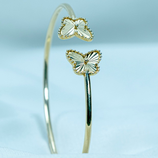 22kt gold butterfly bracelet lb1-209