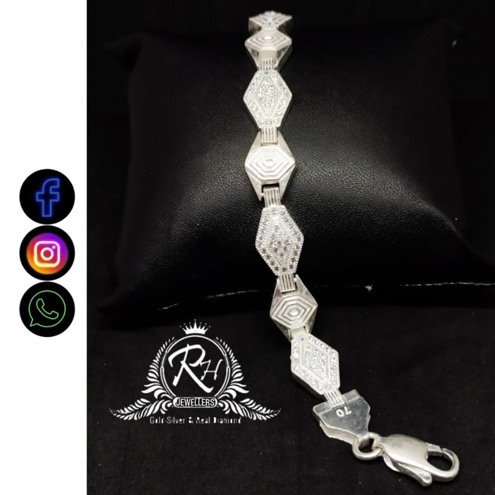 silver bracelet for men RH-GL389