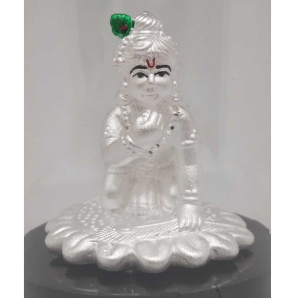 999 Pure Silver KRISHNA Idols