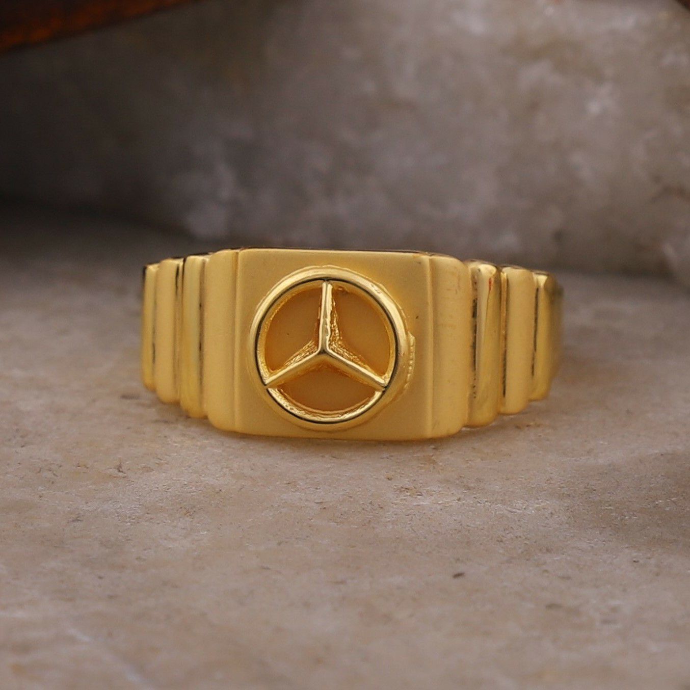 22ct 916 Gents Plain Rings