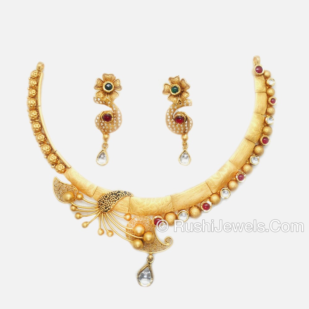 22kt Gold Attractive Necklace Set