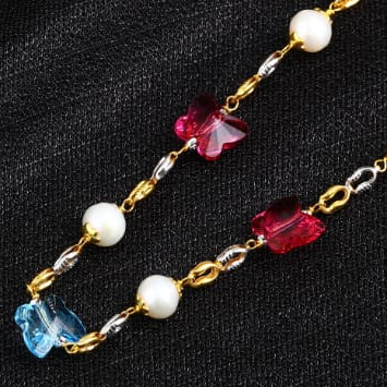 22KT Gold Antique Classic Ladies Chainmala AC237