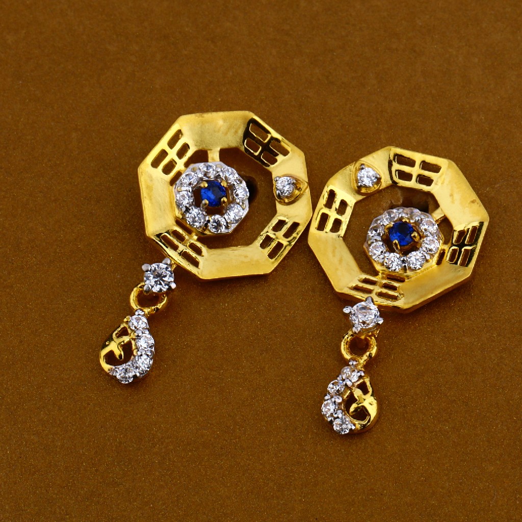 22Kt CZ Classic Pendant Set FSP37