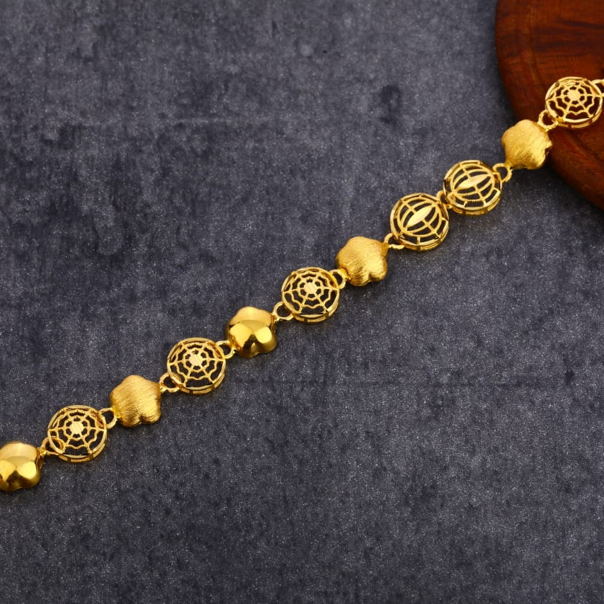 916 Gold Ladies Hallmark Gorgeous Bracelet LPBR81