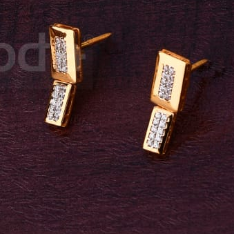 750 Rose Gold CZ Ladies Delicate Necklace Set RN396