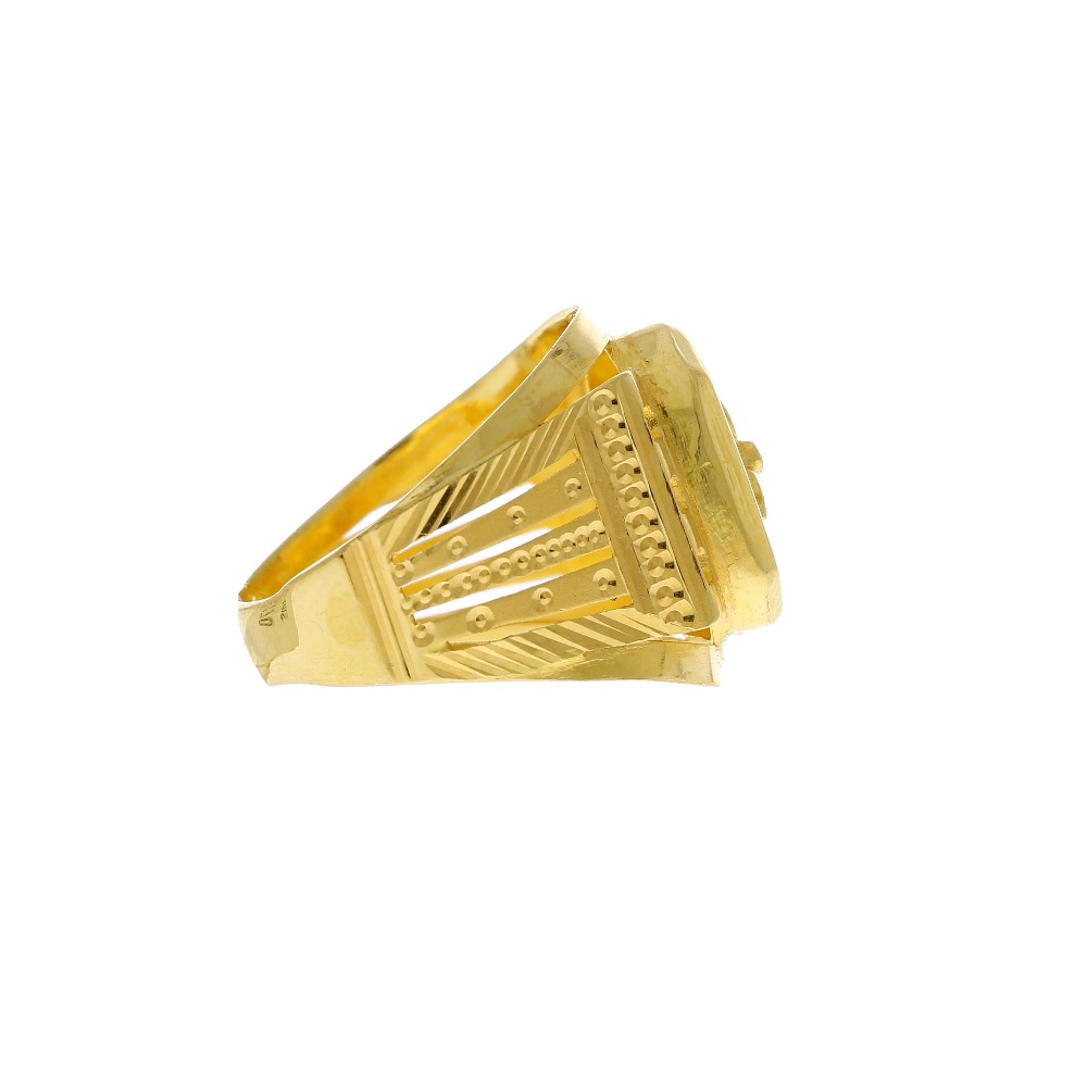 Jewar Mandi Gold Plated Finger Ring For Women & Girls Chokor Design