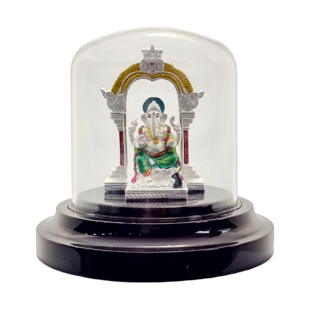 Vighnaharta Ganeshji Idol In 999 Silver MGA - GFS0027