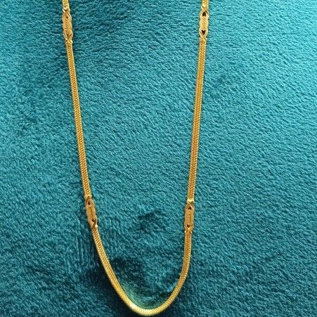 22crt Gold  Peace Fiting Chain