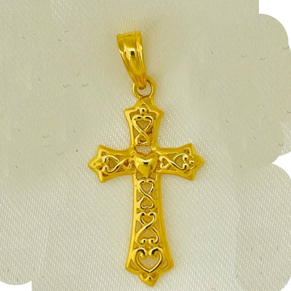Buy quality 916 Gold Jesus Cross Pendants in Noida