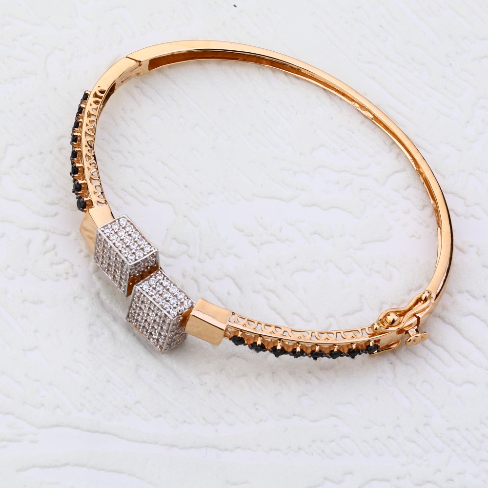 18CT Rose Gold Designer Women's  Bracelet RLKB104