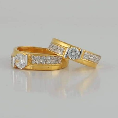 22K Gold Engagement, Wedding, Anniversary Gold Jewelry Man Women Couple Ring  6 | eBay