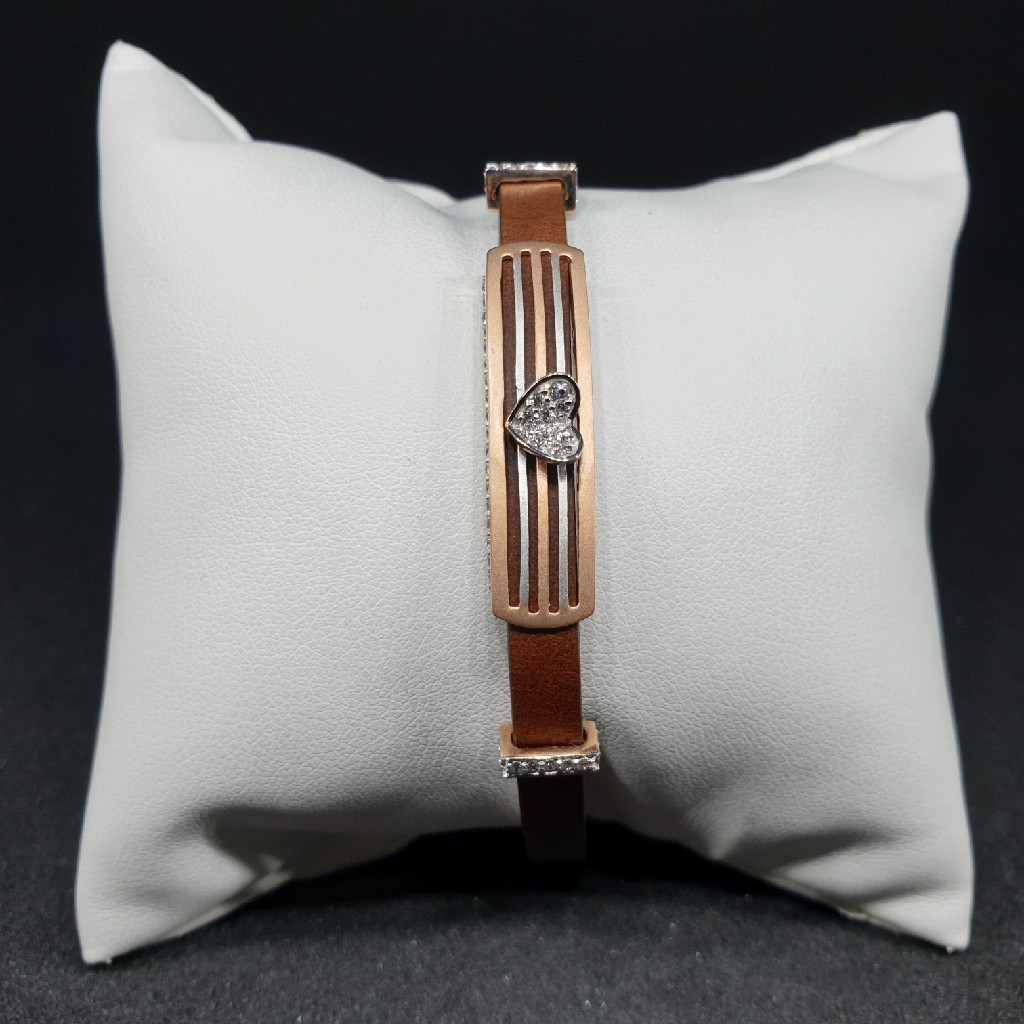 18k Leather Belt Ladies Bracelet
