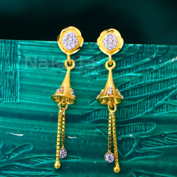 22KT Gold Ladies Designer Jhummar Earrings LJE475