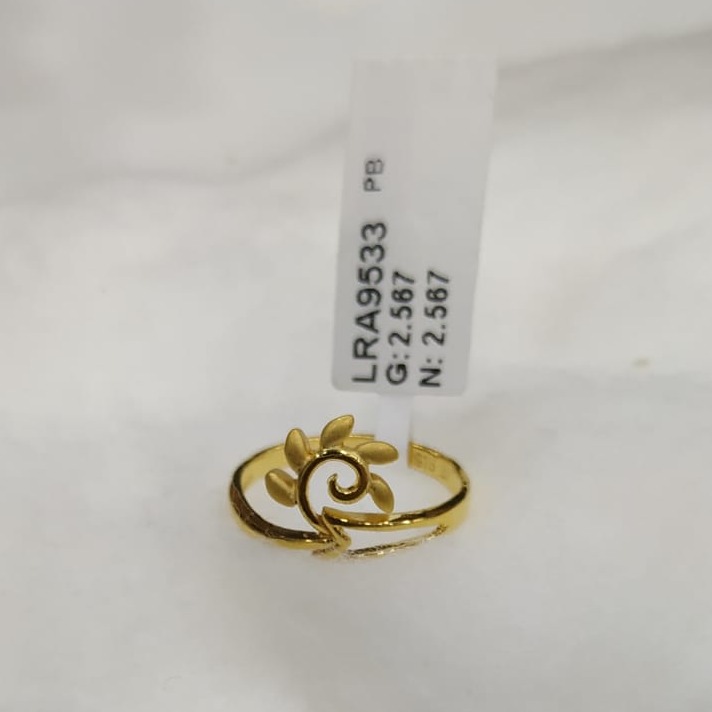 916 Gold Unique Design Hallmark Ring