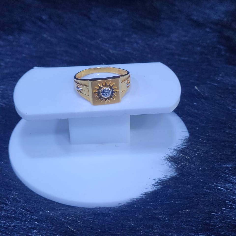 1 Gram Gold Plated Jaguar Superior Quality Gorgeous Design Ring For Men -  Style B325