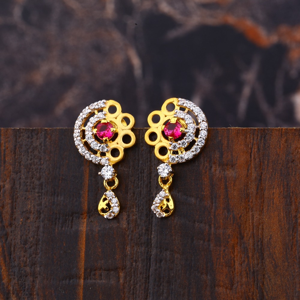 916 gold earrings on sale designs