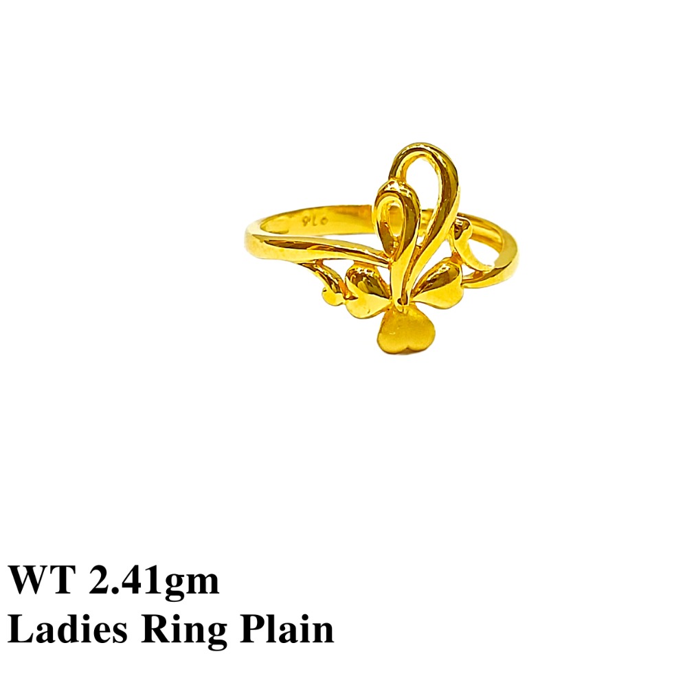 22K Ladies Ring Plain