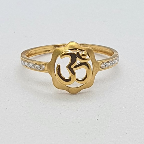 Om Ring Gold Ring Ohm Ring Designer Gold Ring Vintage Ring Dainty Ring  Handmade Ring Meditation Ring Religious Ring - Etsy