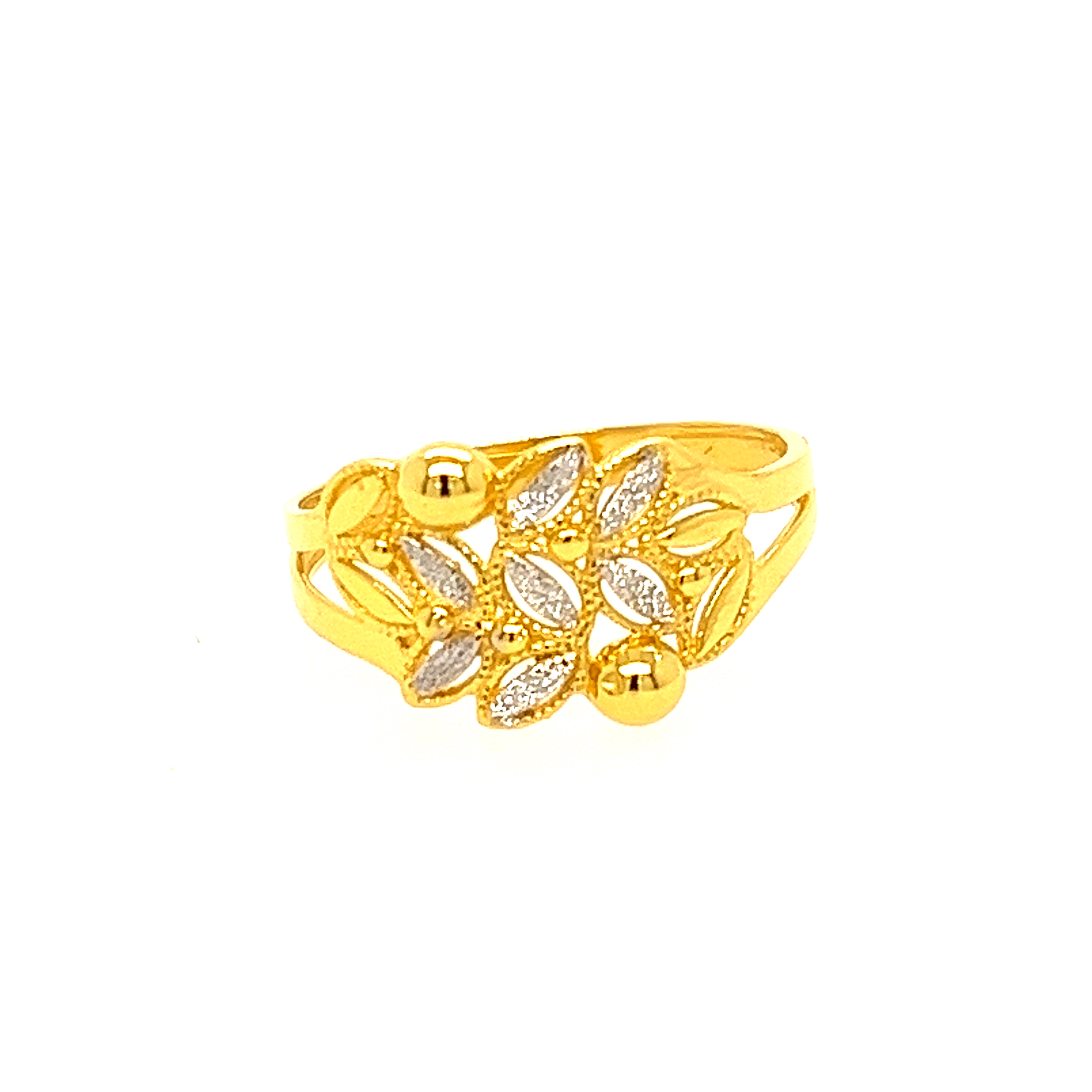 Manufacturer of 22k gold plain unique ring Jewelxy 205254